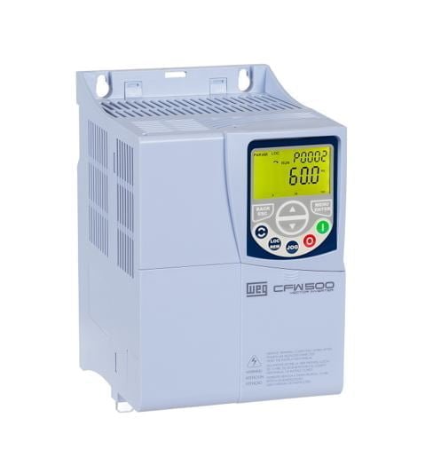15575701, CFW500 C 24P0 T2 DB20G2 – VARIADOR DE FRECUENCIA TRIFASICO 7.5HP/5.5KW 24A, 200-240VAC, IP20 C/ FRENADO REOSTATICO
