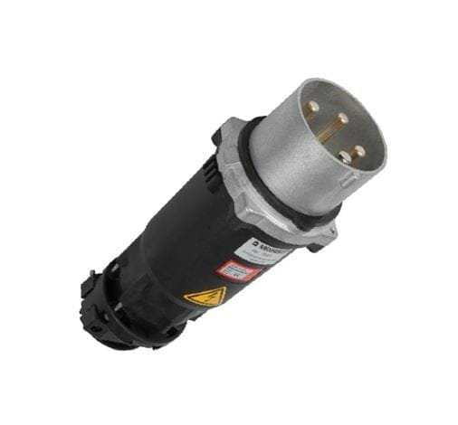 75201, ENCHUFE INDUSTRIAL 200A 3P+T 400V, COLOR ROJO 6H, IP67