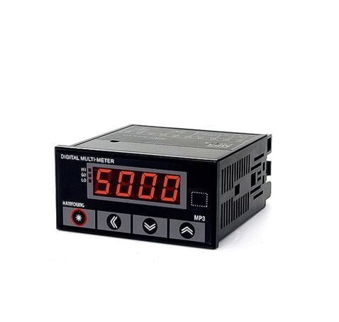 MP3-4AV1B, VOLTIMETRO DIGITAL HORIZ. 96X48MM, 4DIG, VOLT. AC, IN: 0-500V, OUT: INDICADOR, 3 RELE, 100-240VAC